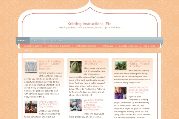 knittinginstructionsetc.com site used Family Tree