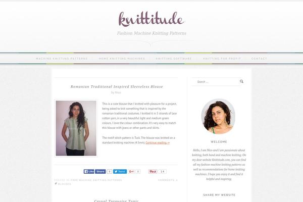 Personal theme site design template sample