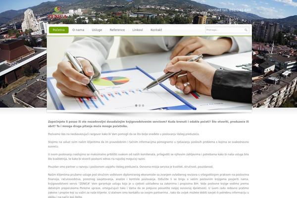 Corbiz theme site design template sample
