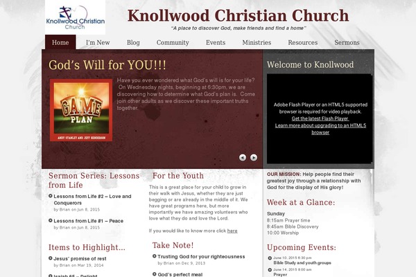 Grace theme site design template sample