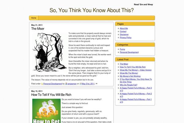 Sem Reloaded theme site design template sample