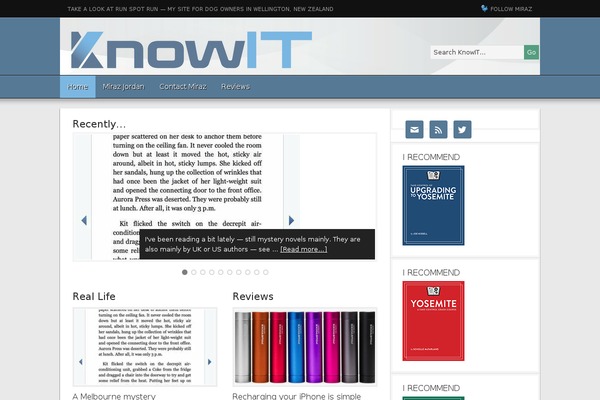 Author theme site design template sample