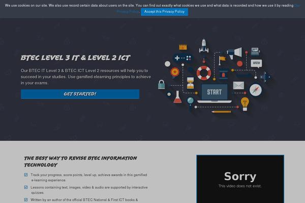 Site using Woothemes-sensei plugin