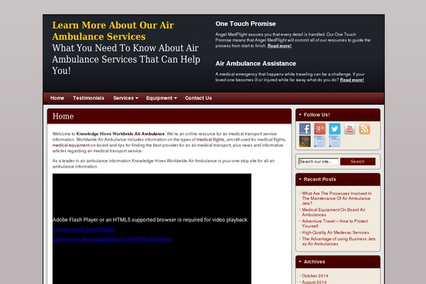 FlexSqueeze theme site design template sample
