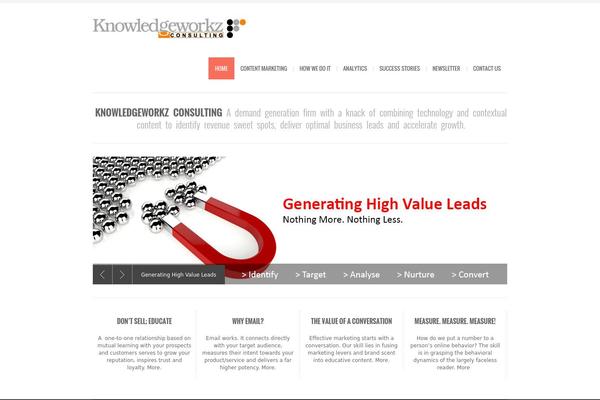 Bigbang theme site design template sample