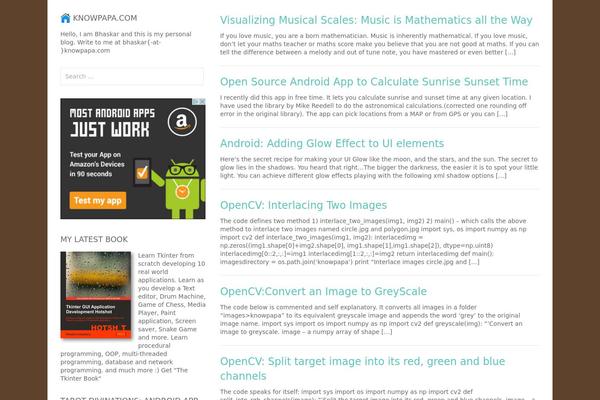Site using Pwa-for-wp plugin