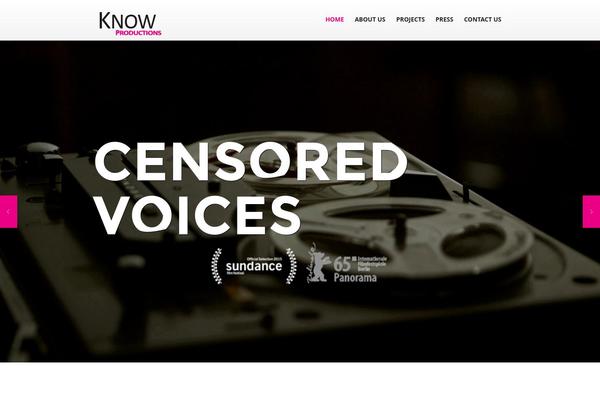 Scroller theme site design template sample