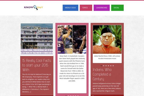knowqout.com site used Thewall
