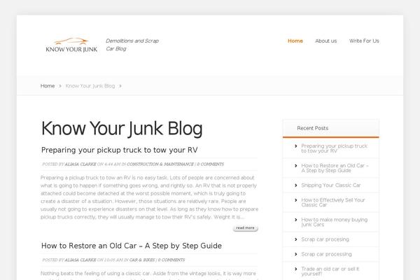 Foxy theme site design template sample