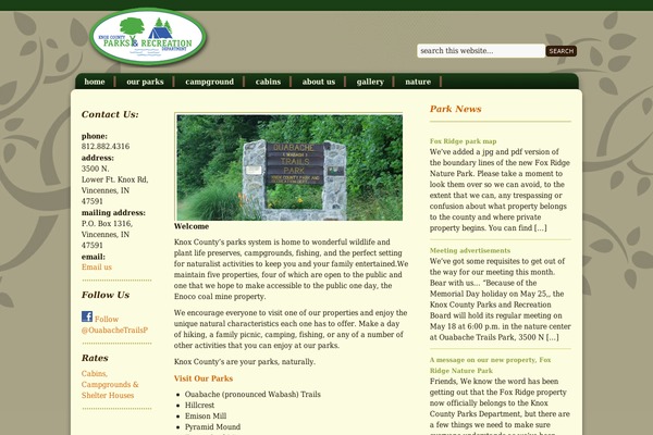 Going Green theme site design template sample