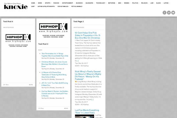 Multigrid theme site design template sample
