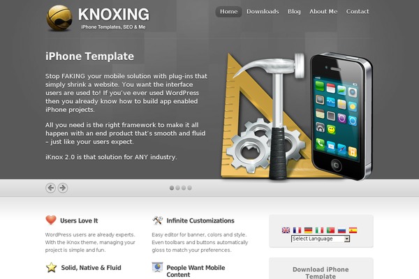 knoxing.com site used Inspire