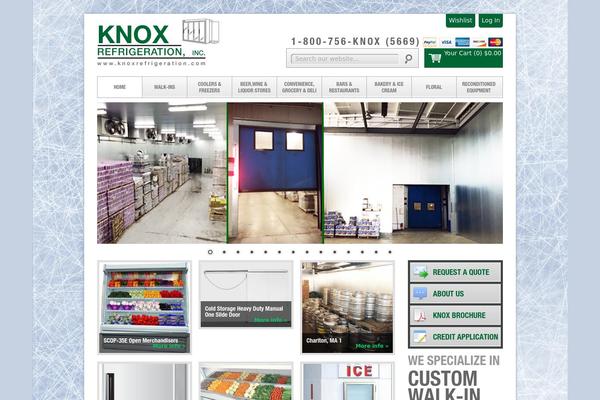 Knox theme site design template sample
