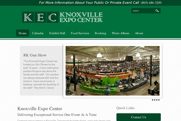 knoxvilleexpocenter.com site used Pawzz