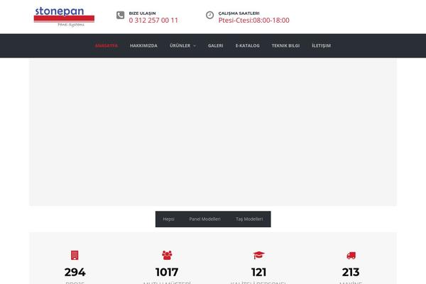 TheBuilt theme site design template sample