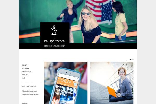 knusperfarben.de site used Gridspace