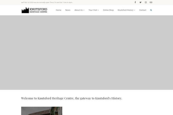 Vestige theme site design template sample