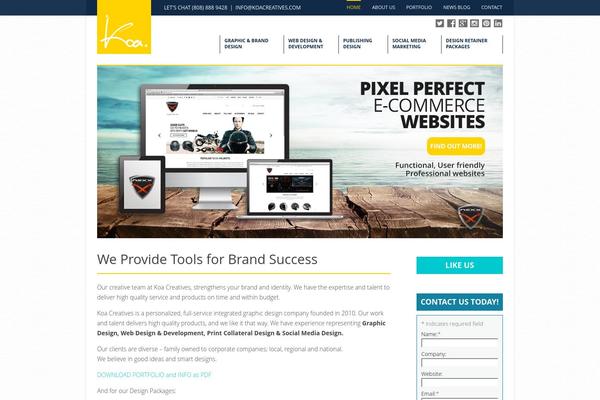 koacreatives.com site used Koa