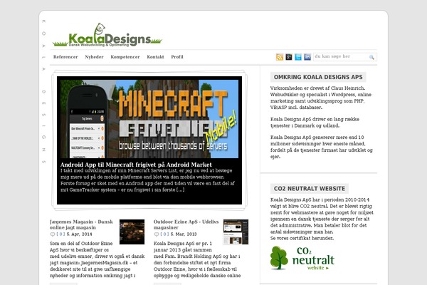 Kd theme site design template sample