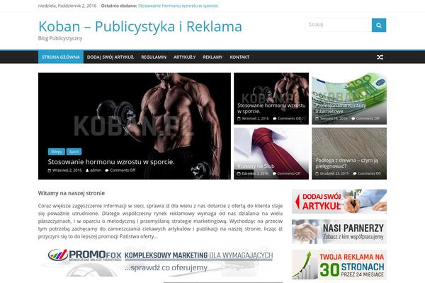 ColorMag theme site design template sample