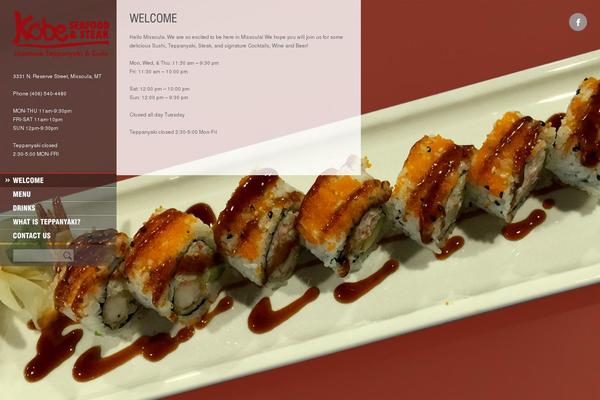 Ristorante theme site design template sample