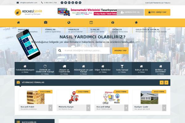 Firma theme site design template sample
