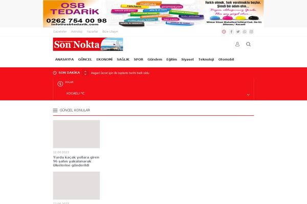Neva theme site design template sample