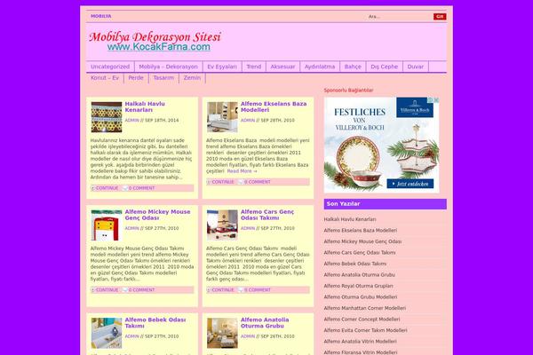 Channel theme site design template sample