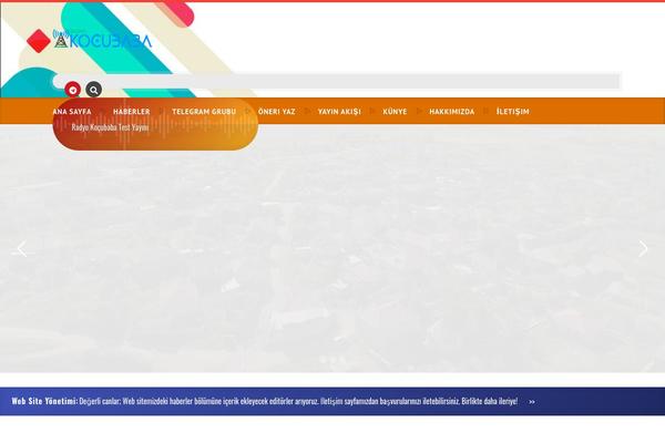Kradio theme site design template sample