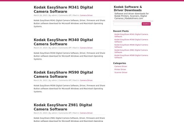 kodakdrivers.com site used QuickChic