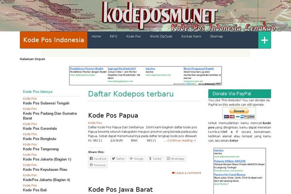 kodeposmu.net site used WP FlatThirteen