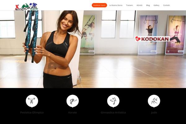 GetFit theme site design template sample