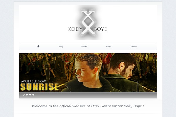Gaia theme site design template sample