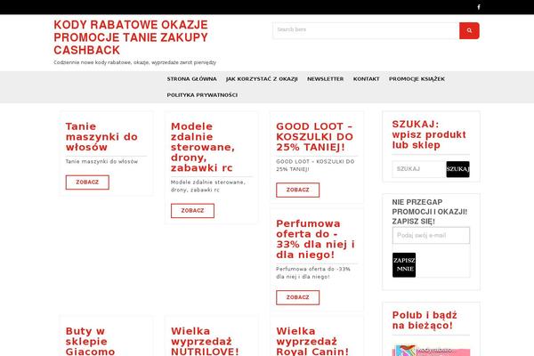 kodyrabatowe.eu site used Boxy