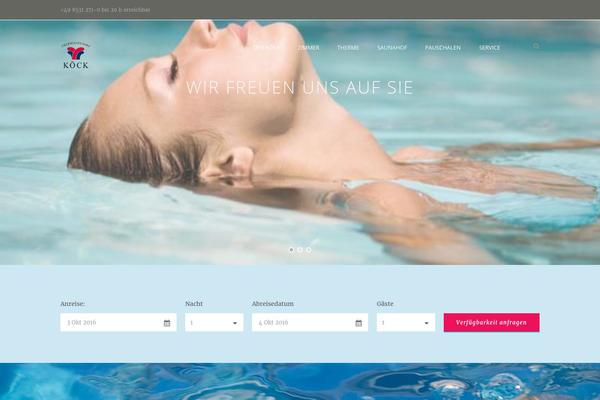 Site using Hoteller-elementor plugin