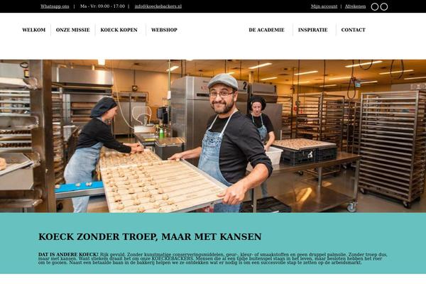 Bakery theme site design template sample