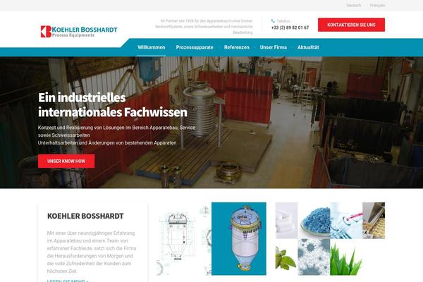 koehler-bosshardt.fr site used Cargopress-pt-child
