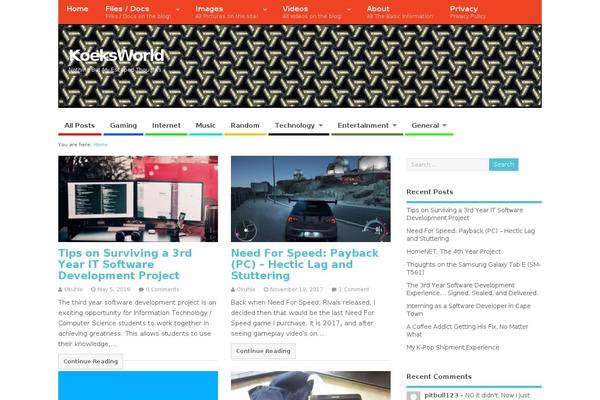 Site using Super RSS Reader plugin