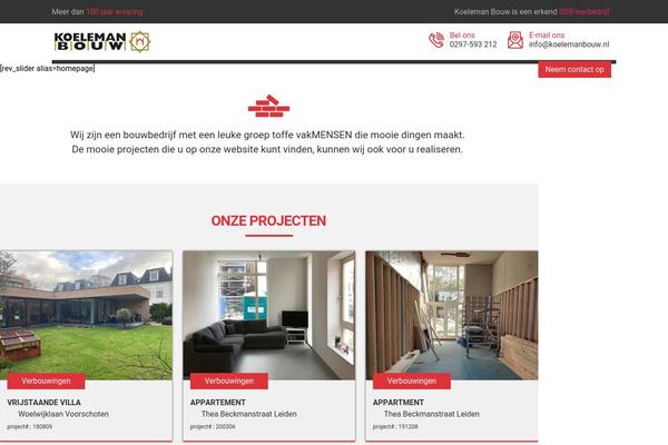 Twentytwenty-child theme site design template sample