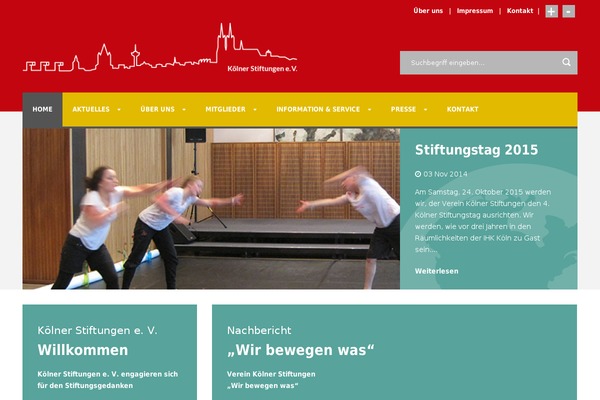 koelner-stiftungstag.de site used Charity Hub v1.02