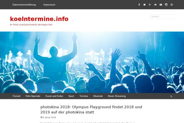 Clean Magazine theme site design template sample