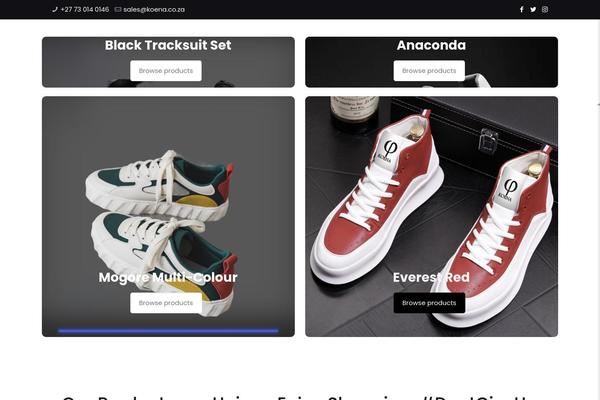 koena.co.za site used Btheme