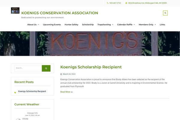 koenigsconservationclub.com site used Nature Bliss