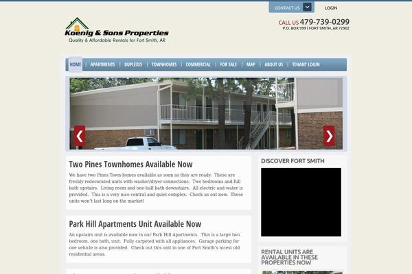 Denali theme site design template sample