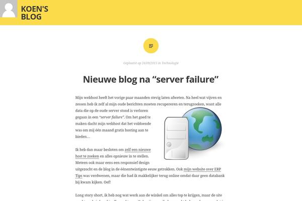 koensblog.com site used Hew