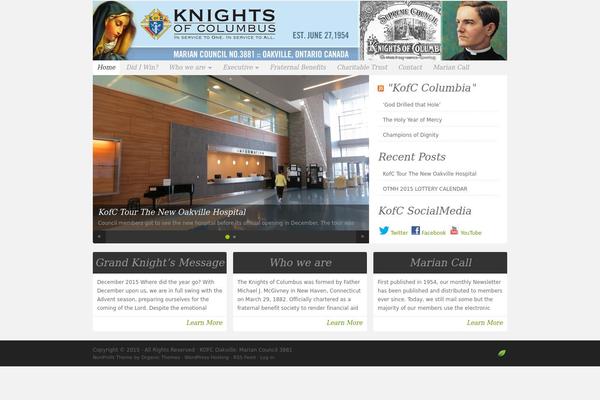 NonProfit theme site design template sample