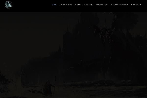 Eldritch theme site design template sample