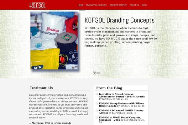 Eureka theme site design template sample