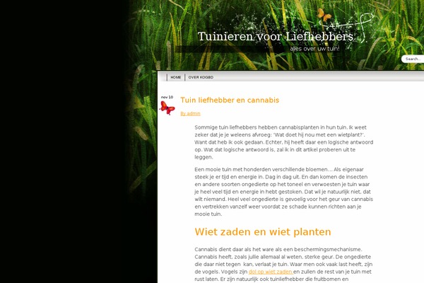 Greener Side theme site design template sample