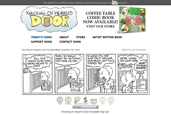 Site using Comic Easel plugin